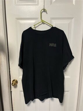 Men's NRA Black Graphic T-Shirt - 2X